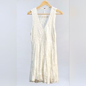 Free People Lace White Dress Size 4